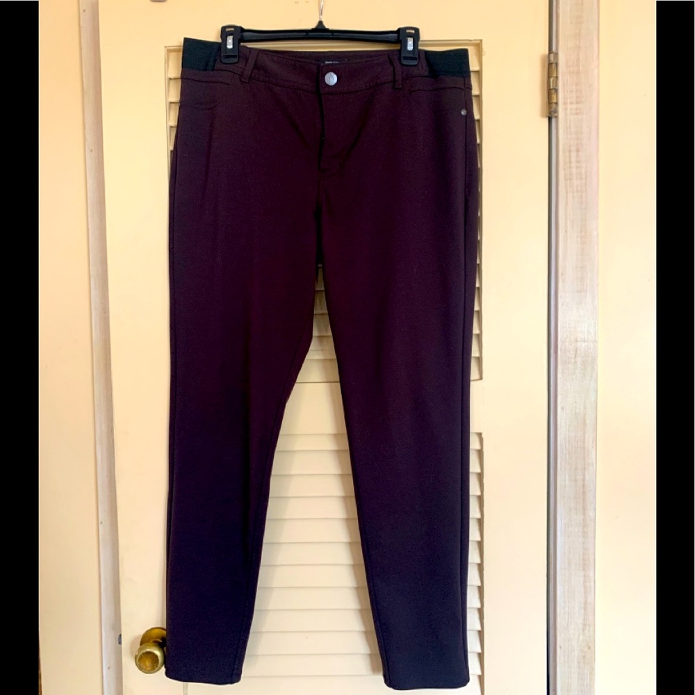 Simply Vera Vera Wang brown skinny pants